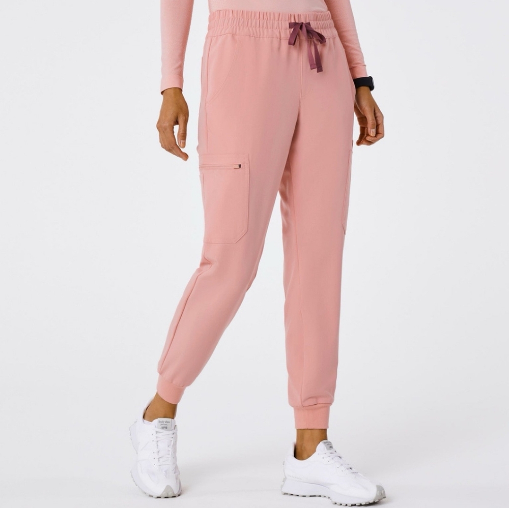 NWT FIGS Pink Sand High Waisted Uman Relaxed SIZE SMALL TALL